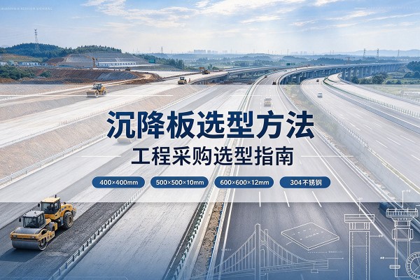 米林沉降板选择方法