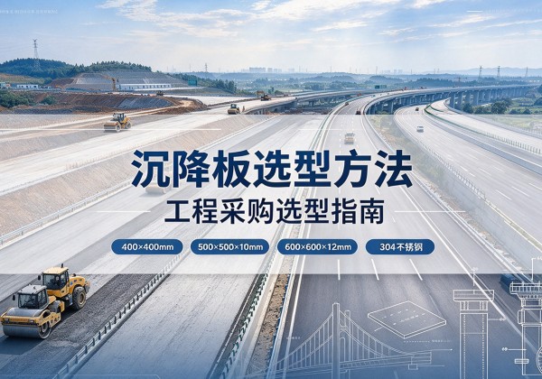 米林沉降板选择方法